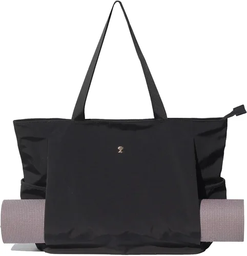 Miniatura 14 de Bolsa para esterilla de yoga ESVAN, bolsa de mano para yoga, bandolera para esterilla de yoga, bolsa de transporte para oficina, yoga, pilates, Aa
