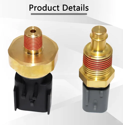 Miniatura 4 de Paquete de 2 Sensor Emisor Interruptor de Presión de Aceite del Motor y Sensor de Temperatura del Refrigerante 5149062AA 5149077AB Compatible