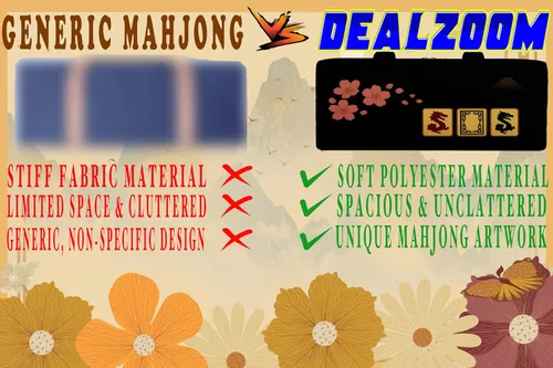 Miniatura 5 de American Mahjong Set completo, juego completo con 166 azulejos Mahjong, bastidores Mahjong con empujadores, instrucciones, dados, fichas, indicador
