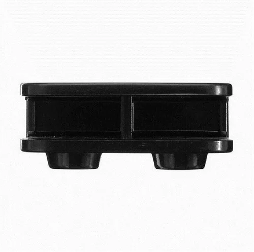 Miniatura 4 de 4 unids 2 vías pop-up gazebo reemplazo conector piezas de repuesto rectangular soporte conjunto negro