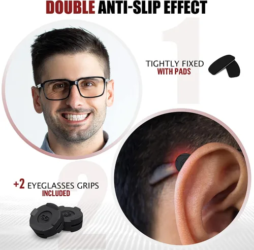 Miniatura 6 de SIGONNA Almohadillas antideslizantes para la nariz para gafas de sol de 0.020 in - Almohadillas de silicona para puente de nariz - Empuñaduras