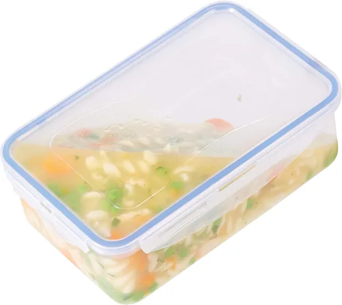 Miniatura 13 de LocknLock Easy Essentials - Tapas de almacenamiento de alimentos, recipientes herméticos, apilables, sin BPA, 6 piezas, transparente
