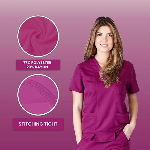 Miniatura 2 de Camiseta quirúrgica súper suave y ultra cómoda para mujer