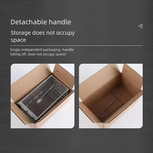 Miniatura 7 de 1 trampa humana para ratas, trampa para roedores de ardilla para interiores y exteriores, para animales pequeños – ratones de ratón, hámsters, jaula