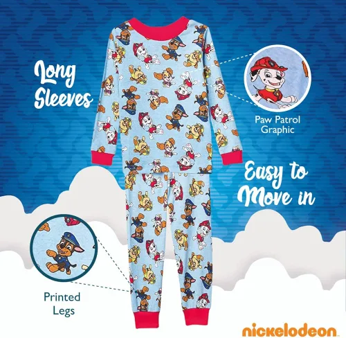 Miniatura 5 de Nickelodeon Pijama de algodón de ajuste cómodo para niño de la Patrulla Canina