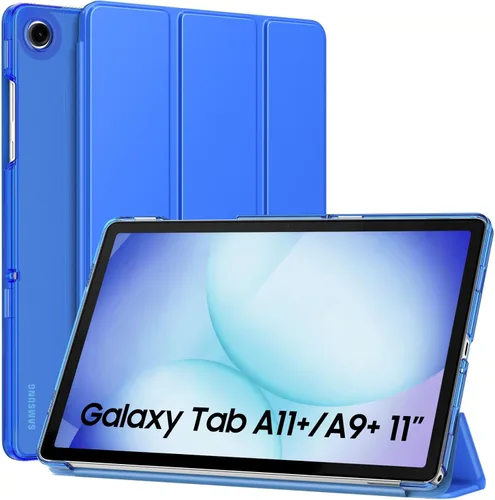 Miniatura 27 de MoKo Funda para Galaxy Tab A9+/A9 Plus de 11 pulgadas 2023, Funda Protectora Inteligente Delgada con Soporte y Carcasa Trasera Translúcida de PC