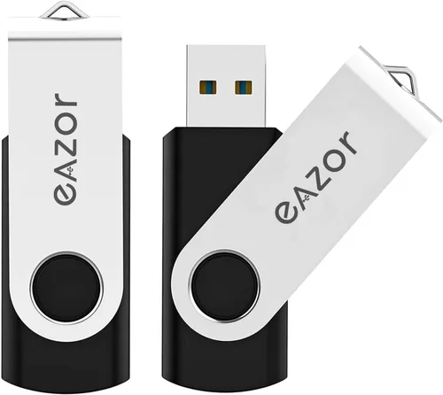 Unidad flash USB de 128 GB, 64 GB, 4 GB, unidad flash USB, paquete de 5, paquete de 2 unidades de 20 unidades USB para almacenamiento de datos (64 2