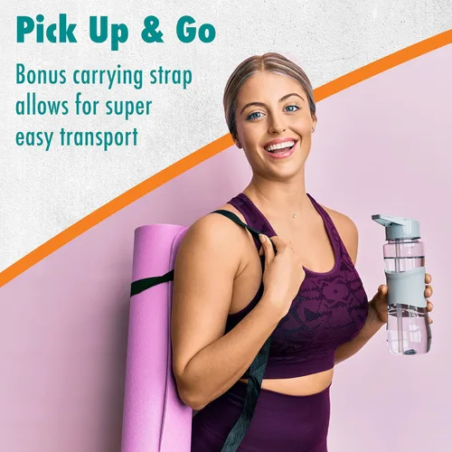 Miniatura 8 de Maximo Fitness Alfombrilla de ejercicio – 72.0 in x 23.6 in extra gruesa para pilates, gimnasio, estiramiento y esterilla de yoga para mujeres