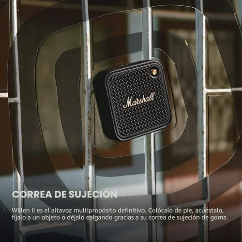 Miniatura 5 de Marshall Willen II Altavoz portátil Bluetooth - Negro y latón