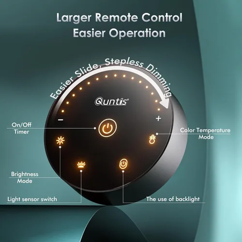 Miniatura 7 de Quntis Barra de luz para monitor con control remoto, 16.7 pulgadas, cuidado de los ojos, barra de luz para computadora sin deslumbramiento