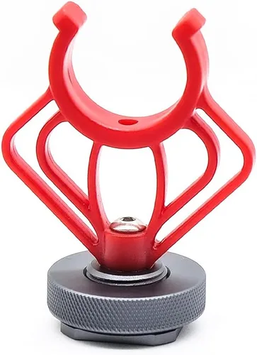 Miniatura 5 de 2 soportes de soporte de montaje de choque para micrófono de cámara, soporte de montaje hembra de tornillo de 1/4 pulgadas para RODE VideoMicro