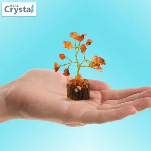 Miniatura 7 de Conjunto de Árboles de Cristal de 12 Regalos Únicos de Cumpleaños para Mujeres, Hermana, Mamá, Decoración de Hogar y Oficina, Decoración de Estante