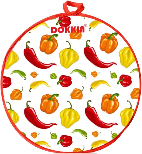 Miniatura 2 de SOKKIA Calentador de tortillas, bolsa de tela aislante de 12 pulgadas, bolsa de tela para usar en microondas para mantener la comida caliente
