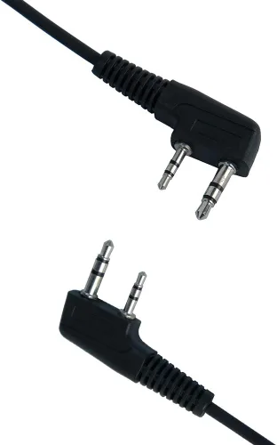 Miniatura 7 de Caroo Walkie Talkies - Auricular de radio para Kenwood de 2 pines para Baofeng UV-5R BF-888S BF-F8HP BF-F9 UV-82 UV-82HP Auricular para Kenwood