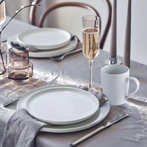 Miniatura 3 de Juego de 4 tazas de café de cerámica de 13 onzas, tazas de café blancas, tazas de té, juegos de tazas para beber en casa, oficina, restaurante