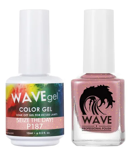 Miniatura 148 de WAVEGEL - Juego dúo de gel y esmalte de uñas a juego - Colección Simplicity - #P109 Blizzard I 0.5 onzas
