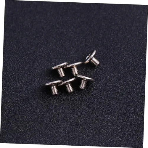 Miniatura 2 de EXCEART Juego de remaches de cabeza redonda para tornillos de latón, mini pernos para proyectos decorativos, 30 unidades*3