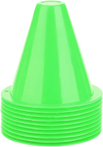 Miniatura 13 de OUKENS Conos marcadores de entrenamiento, 10 mini conos deportivos de 3 pulgadas, equipo deportivo de entrenamiento de fútbol, barreras de patinaje