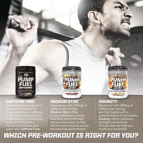 Miniatura 6 de PMD Sports Pump Fuel Ultra Insanity - Polvo de preentrenamiento premium y bomba muscular, mayor enfoque, resistencia y recuperación, creatina Mango