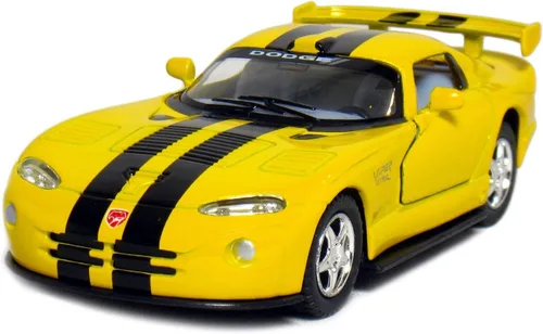 Miniatura 6 de KiNSMART - Dodge Viper GTR-S Escala 1:36 5 pulgadas, modelo de metal fundido a presión de juguete Super Sports Race Car (verde)