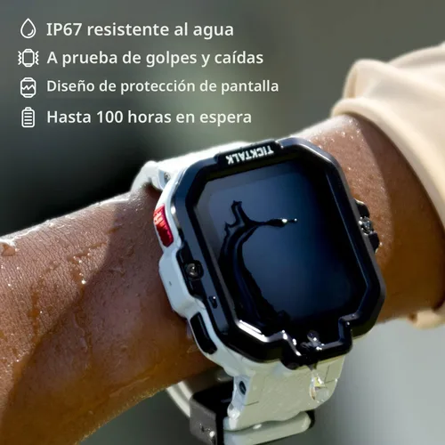 Miniatura 8 de TickTalk Reloj inteligente 5 para niños con rastreador GPS, videollamadas, mensajes de texto y aplicación parental, reloj inteligente 4G con música