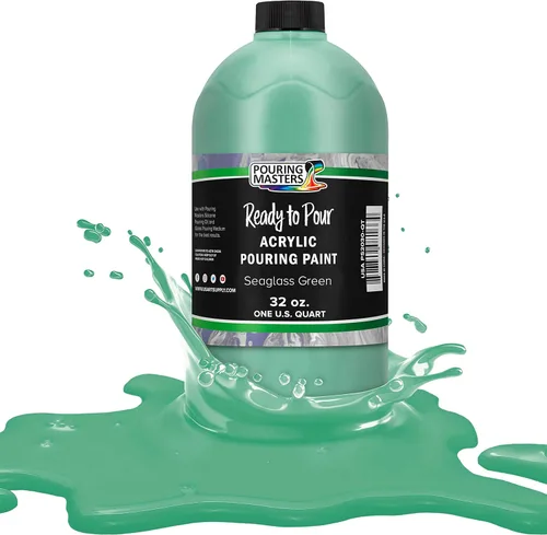 Miniatura 35 de POURING MASTERS Pintura Acrílica Roja Carmesí Lista para Verter - Premium de 8 Onzas Premezclada a Base de Agua - para Lienzo, Madera, Papel, Rojo