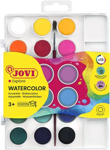 Miniatura 7 de Jovi 800/6, estuche para acuarela, multicolor, 6 unidades (paquete de 1)
