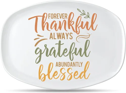 Miniatura 13 de R HORSE Plato de Parrilla para Papá Regalo Papá BBQ Bandeja de Servir Plato Platos Blancos Ovalados Platos de Servir Abuelo Papá Navidad Año Nuevo