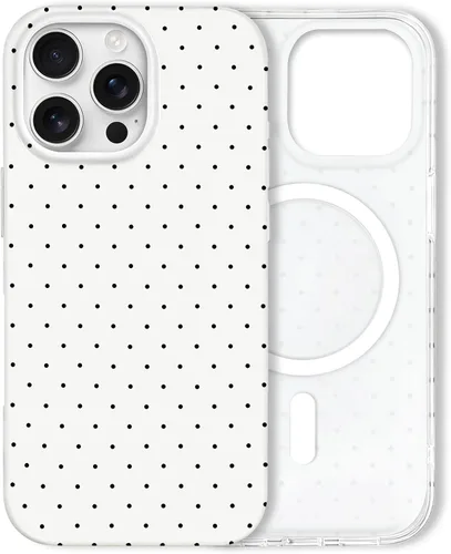 Miniatura 123 de Hython Funda para iPhone Air, diseño estético de lunares lindos, funda simple de 6.5 pulgadas, delgada, antiarañazos, parachoques de TPU suave, a