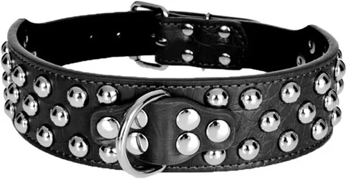 Miniatura 13 de Collar de perro con tachuelas, collar de perro de cuero con pinchos de 2 pulgadas para perros medianos y grandes Pit Bull Mastiff Bully Boxer