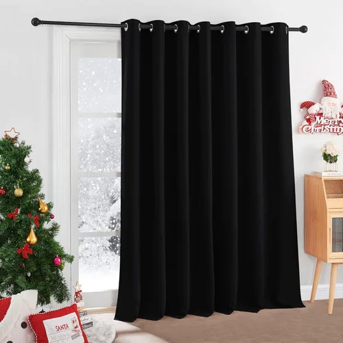 Miniatura 41 de RYB HOME - Cortinas opacas para patio - Cortinas con ojales sólidos, paneles de ventana grandes, eficiencia energética, cortinas de privacidad