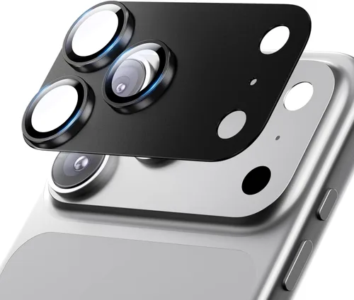 Miniatura 8 de Hoerrye para iPhone 17 Pro Protector de Lente de Cámara - [12FT Grado Militar a Prueba de Roturas] [Fuerte Adhesión] Cubierta Protectora Completa