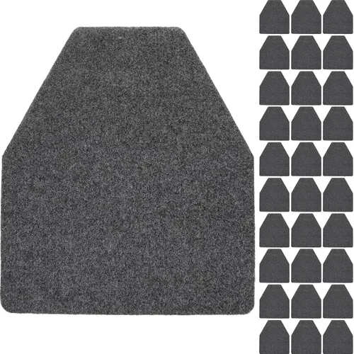 Miniatura 11 de Nuanchu Paquete de 6 tapetes para orinario para hombres, antideslizantes, para uso comercial, altamente absorbentes, almohadillas de baño para baño
