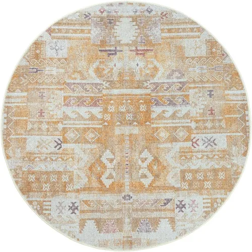Miniatura 54 de GLN Rugs Traditional Collection - Alfombra de felpilla lavable a máquina, tradicional lavable, antideslizante, alfombra de felpilla de pelo corto