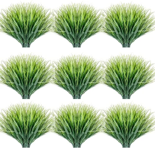 Miniatura 12 de JEMONG - 20 paquetes de flores artificiales para exteriores, resistentes a los rayos UV, flores falsas que no se decoloran, plantas de plástico