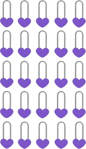 Miniatura 21 de Candado de amor VeYocilk de 3.5" 50mm en forma de corazón, candado de corazón negro para deseos de amor, ideal para bodas, San Valentín