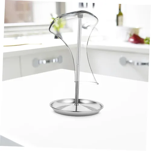 Miniatura 2 de Didiseaon Soporte para decantador, base de secado para decantador de vino, soporte a prueba de herrumbre para bar en casa