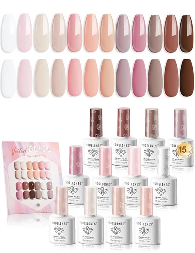 Miniatura 13 de Modelones Kit de estampado de uñas a cuadros de 16 piezas, sello de punta francesa, esmalte de gel de pintura blanca y negra, a prueba de polvo