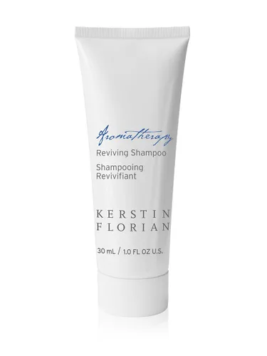 Kerstin Florian Champú Reviving | Tamaño de viaje | Fórmula natural con aloe vera | Champú hidratante y fortalecedor para todo tipo de cabello | Sin