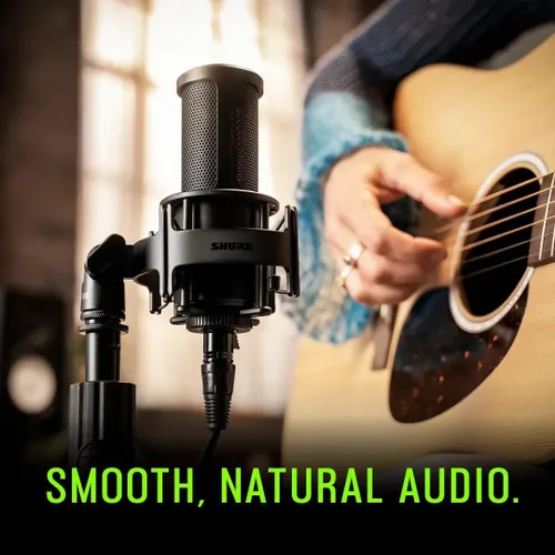 Miniatura 6 de Shure SM4-K - Micrófono condensador de estudio, micrófono XLR para grabación de estudio en casa, voces e instrumentos con sonido listo para mezclar