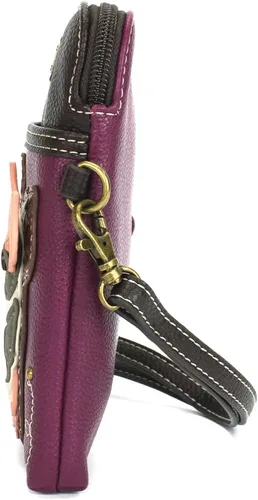 Miniatura 4 de CHALA Farm Animal Collection Cell Phone Crossbody Purse-Women PU LeatherCanvas Multicolor Handbag with Adjustable Strap