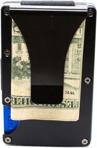 Miniatura 2 de Cartera de viaje minimalista delgada con bloqueo RFID para tarjetas de crédito