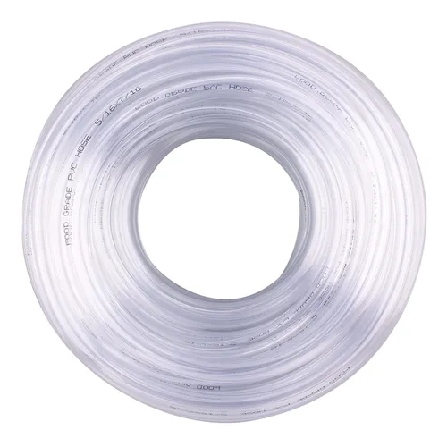 Miniatura 59 de DERNORD Manguera de vinilo flexible transparente de PVC, 1/4" DI X 3/8" DE, 100 pies de largo, para uso alimentario