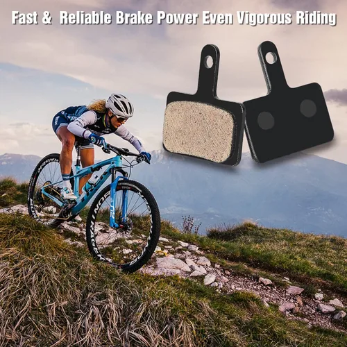 Miniatura 7 de 4 pares de pastillas de freno para bicicleta, pastillas de freno para bicicleta con herramientas de instalación compatibles con pastillas de freno