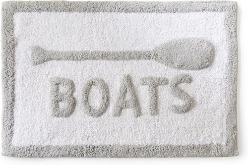 Market & Place Alfombra de baño de barcos, bonita alfombra de baño, divertida decoración de baño para bañera y ducha, alfombras de baño absorbentes