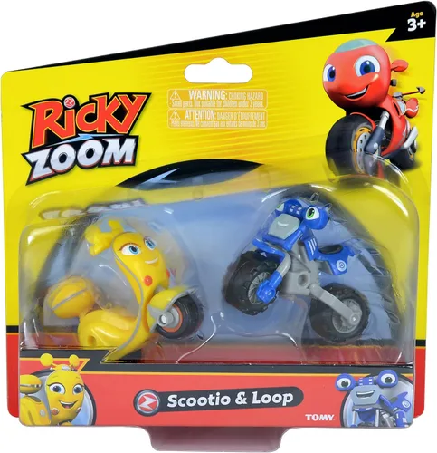 Miniatura 4 de Ricky Zoom Loop & Scootio - Juguetes de motocicleta (juego de 2), multicolor
