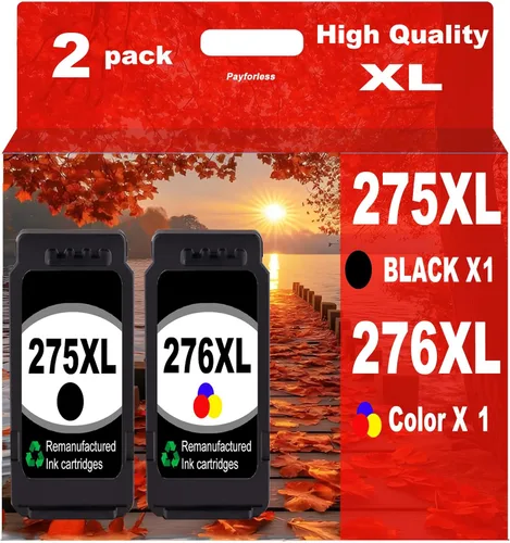 275XL 276XL - Repuesto para cartuchos de tinta Canon 275 y 276, paquete combinado PG275XL CL276XL para PIXMA TR4720 TS3522 TS3500 TR4700 TR4722