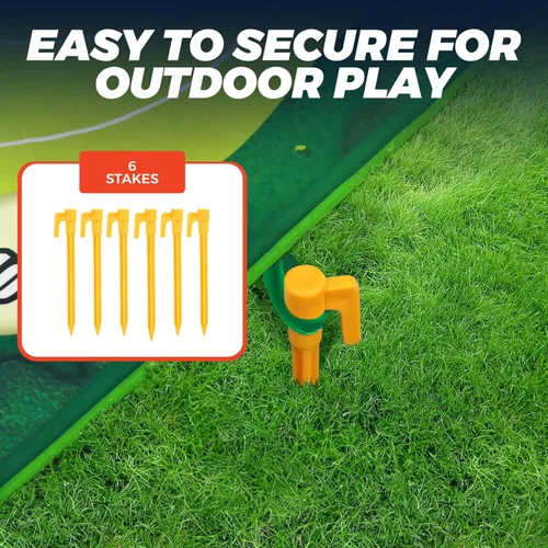 Miniatura 5 de TOY Life Chipping - Tapetes de práctica de golf, juego de golf, tapete de entrenamiento para interiores y exteriores, para adultos, familia, niños
