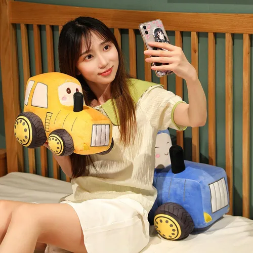 Miniatura 3 de XIYUAN Juguete de peluche para automóvil, almohada de felpa suave, juguete de simulación, regalo para niños (12 pulgadas/azul)