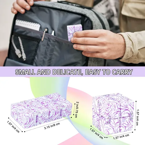 Miniatura 6 de Infinitycube - Infinitycube - Juguete antiestrés único de teñido anudado para niños y adultos, juguete relajante de mano para aliviar el estrés